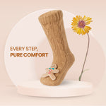 CityComfort Fluffy Christmas Socks for Women - Gingerbread - Get Trend