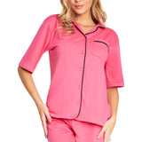 CityComfort Womens Pyjamas Set 2 Pcs Short Button Down PJs Comfy Soft Loungewear