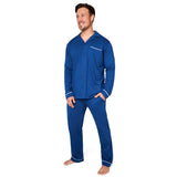CityComfort Mens Pyjamas Set - Classic Button Down Nightwear Long Sleeve & Bottoms PJs