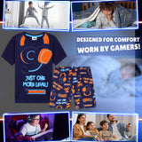 CityComfort PJs for Boys & Teenagers Short Pyjamas Set Loungewear Soft Gamer Nightwear Breathable Summer Sleepwear Gaming Gifts for Boys - Get Trend