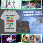 CityComfort PJs for Boys & Teenagers Short Pyjamas Set Loungewear Soft Gamer Nightwear Breathable Summer Sleepwear Gaming Gifts for Boys - Get Trend