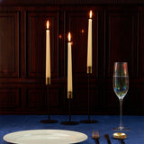 DECO EXPRESS Candles Set, Pack of 50 Classic Tapered Dinner Candles