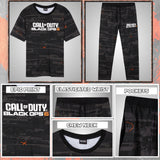 Call of Duty Pyjamas for Men PJs Set T-Shirt Long Bottoms Black Ops 6 Nightwear Lounge Set Jammies Gamer Gifts for Him - Get Trend