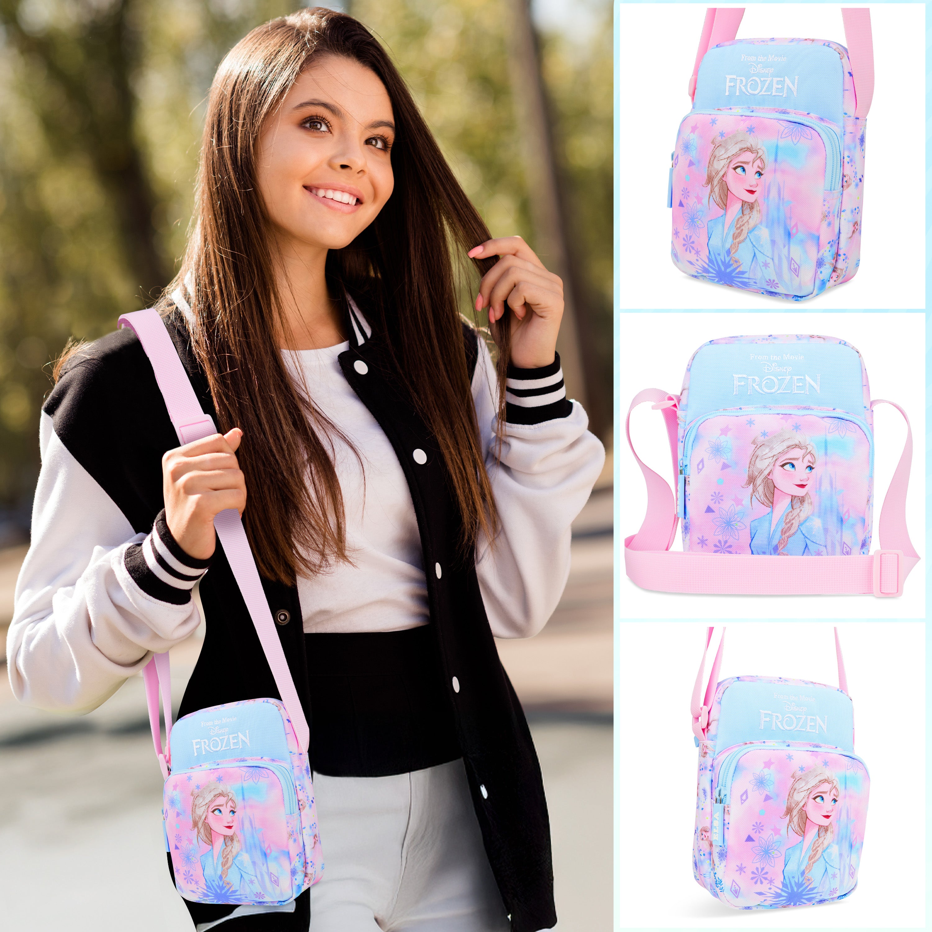 Disney Frozen Handbag for Girls Cross Body Bag Teens with Adjustable Strap - Get Trend