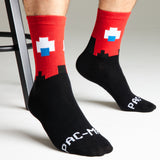 Pac-Man Calf Socks for Men Women Teens Breathable Pack of 5 Soft Socks Retro Funny Gifts for Him