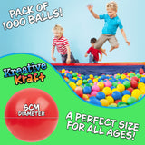 Ball Pit Balls Summer Outdoor Indoor Soft Balls for Kids - 1000 BALLS - Get Trend