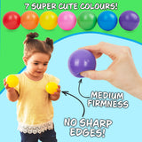 Ball Pit Balls Summer Outdoor Indoor Soft Balls for Kids - 1000 BALLS - Get Trend