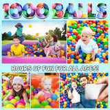 Ball Pit Balls Summer Outdoor Indoor Soft Balls for Kids - 1000 BALLS - Get Trend