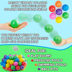 Ball Pit Balls Summer Outdoor Indoor Soft Balls for Kids - 1000 BALLS - Get Trend