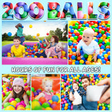 Ball Pit Balls Summer Outdoor Indoor Soft Balls for Kids - 200 Balls - Get Trend