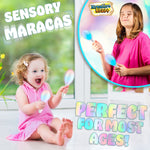 KreativeKraft Sensory Light Up Maracas -  LED Multi Colour Flashing Sensory Maracas - Get Trend