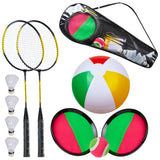 KreativeKraft Badminton Racket Set, 3 Piece Outdoor Sports Equipment - Get Trend