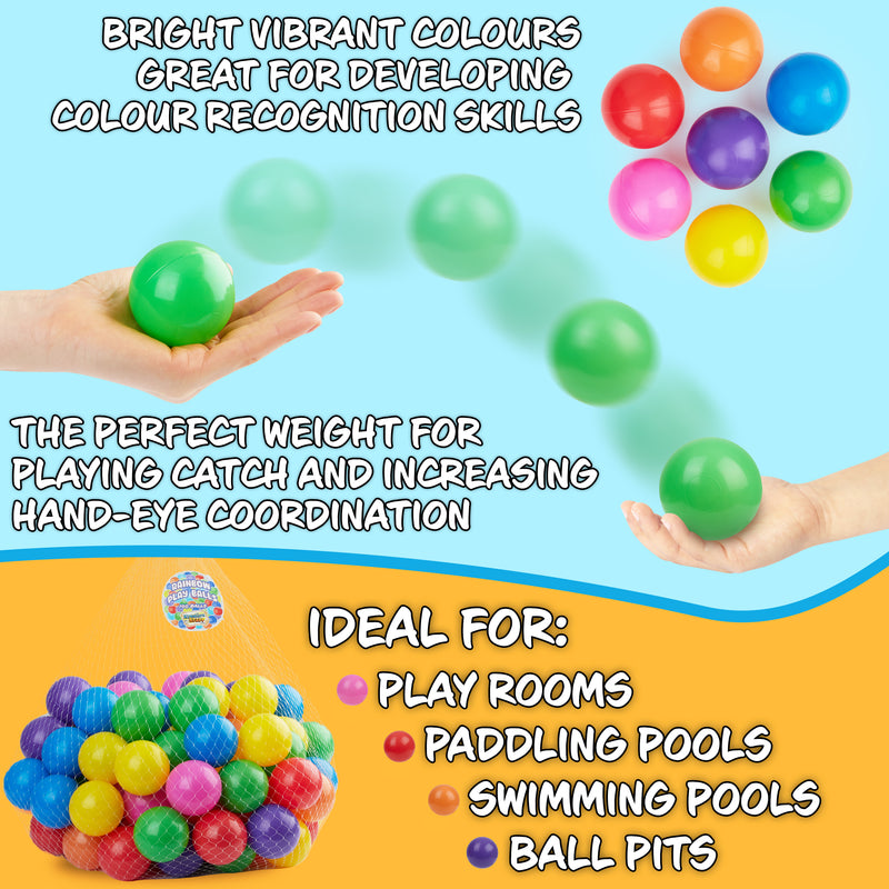 Ball Pit Balls Summer Outdoor Indoor Soft Balls for Kids -50 Balls