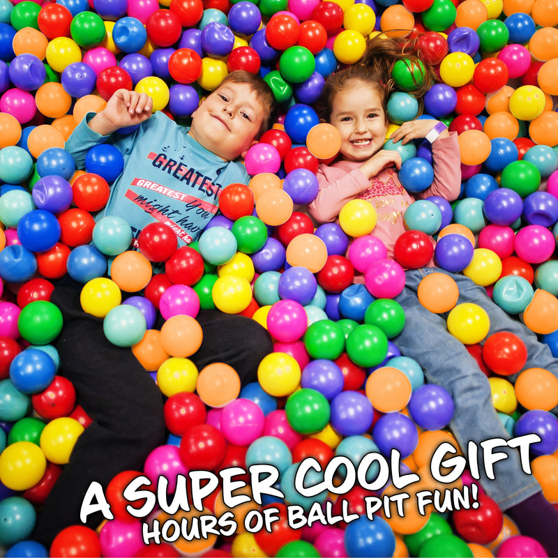 Ball Pit Balls Summer Outdoor Indoor Soft Balls for Kids - 600 BALLS