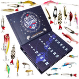 KreativeKraft Fishing Advent Calendar 2025, Christmas Countdown Calendar for Men