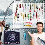 KreativeKraft Fishing Advent Calendar 2025, Christmas Countdown Calendar for Men