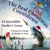 KreativeKraft Fishing Advent Calendar 2025, Christmas Countdown Calendar for Men