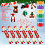 KreativeKraft Christmas Crackers, Pack of 6 or 10 Crackers for Kids and Adults - Block Toys - Get Trend