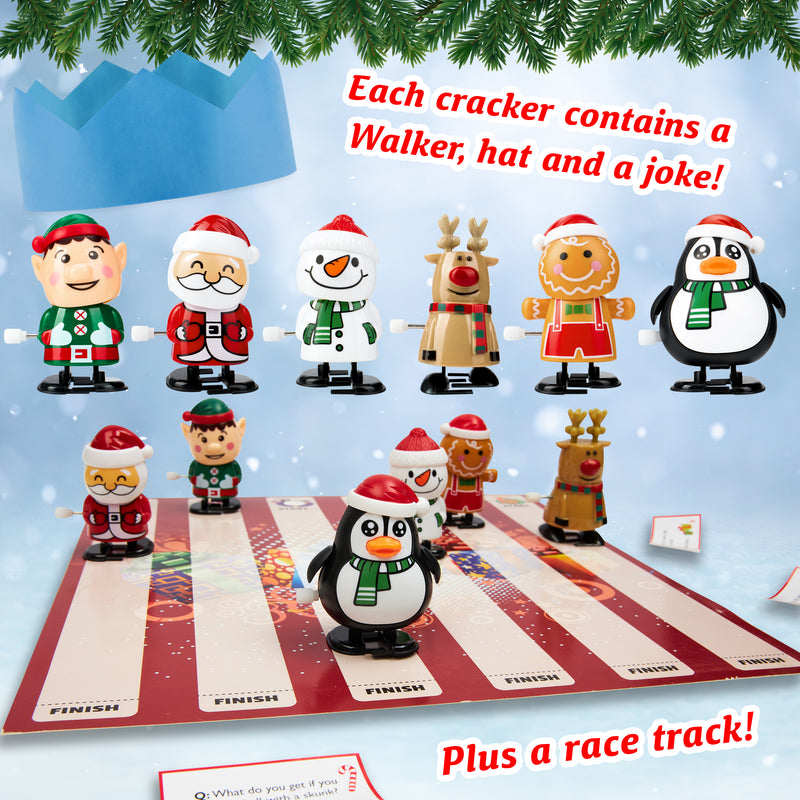 KreativeKraft Pop Crackers Noel Jouets de Course 6 Pièces, Décoration KreativeKraft Pop Crackers Noel Jouets de Course 6 Pièces, Décoration