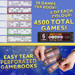 KreativeKraft Bingo Game Set or Bingo Accessories, Raffle Tickets Easy Tear Bingo Dabbers Non Drip Bingo Book Bingo Tickets Counters for Events Parties (Bingo Books) - Get Trend