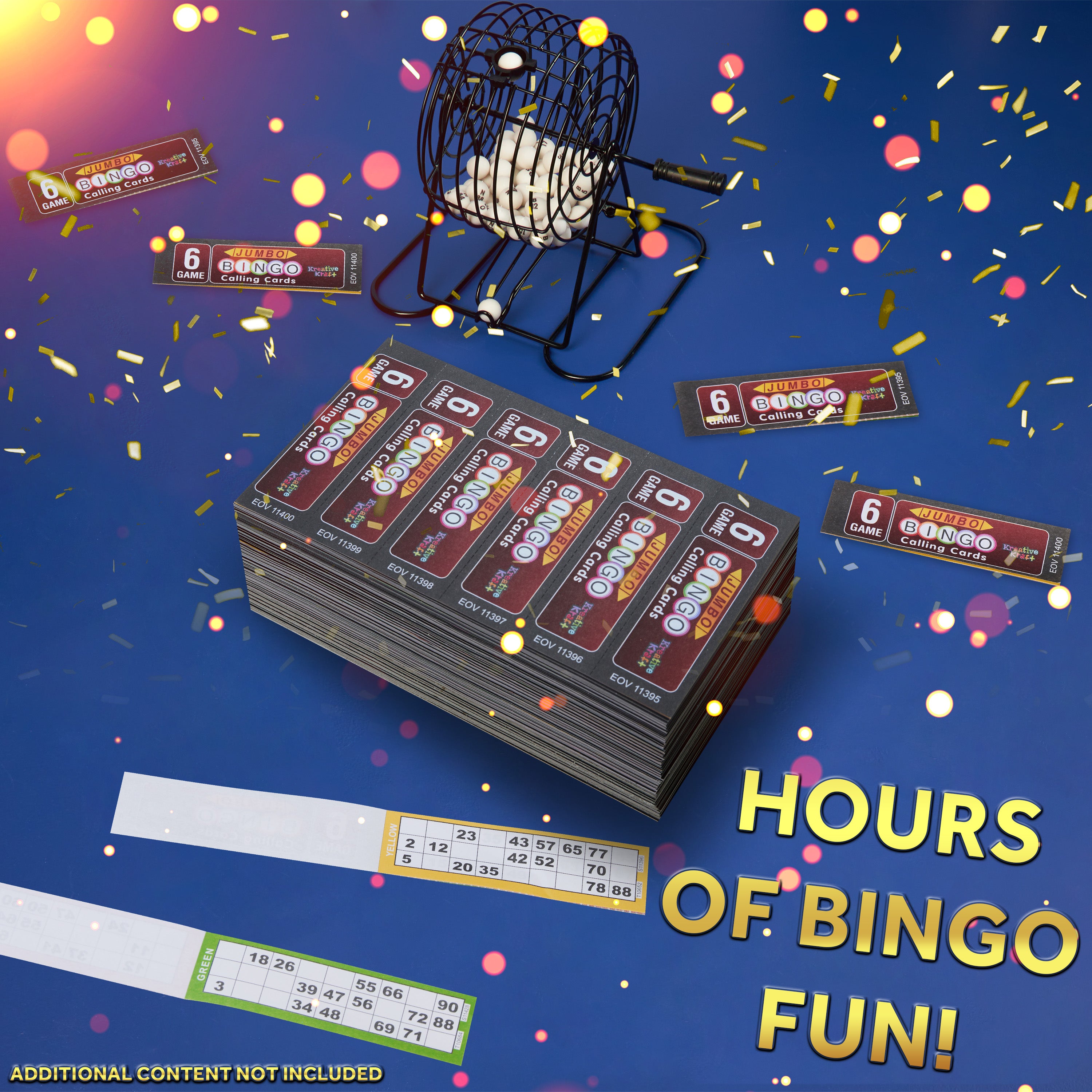 KreativeKraft Bingo Game Set or Bingo Accessories, Raffle Tickets Easy Tear Bingo Dabbers Non Drip Bingo Book Bingo Tickets Counters for Events Parties (Bingo Books) - Get Trend