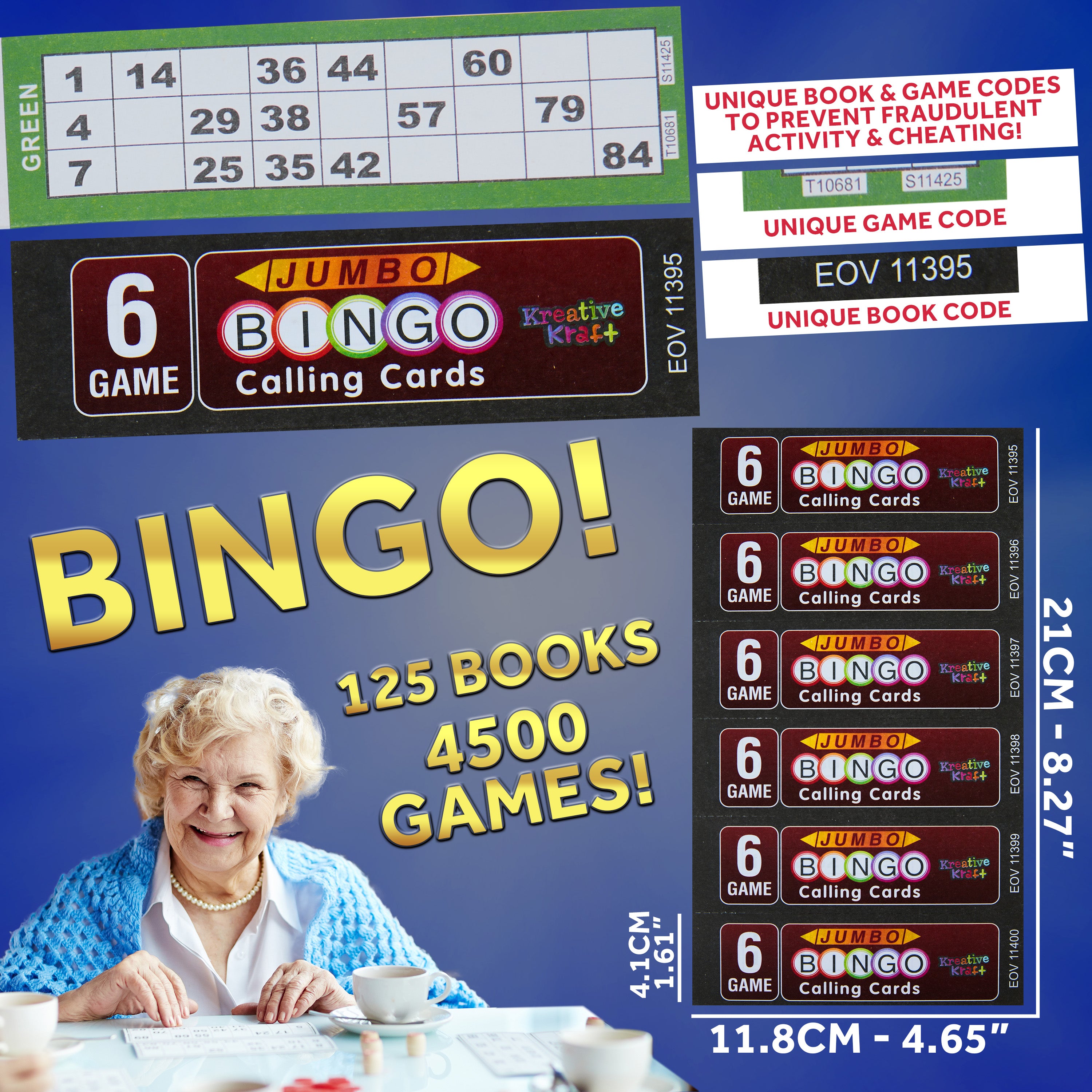 KreativeKraft Bingo Game Set or Bingo Accessories, Raffle Tickets Easy Tear Bingo Dabbers Non Drip Bingo Book Bingo Tickets Counters for Events Parties (Bingo Books) - Get Trend