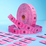 KreativeKraft Bingo Raffle Tickets Roll 2000 Ticket Count Easy Tear Event Prize (Pink Raffle)