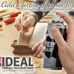 KreativeKraft Metallic Silver Spray Paint Christmas Crafts Festive Xmas Decor 250ml - Get Trend