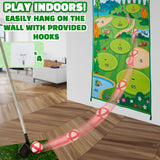 KreativeKraft Golf Set for Kids Adults Family Games Golf Balls Golf Accessories Kids Toys Indoor Outdoor Garden with Golf Mat Training Putting Practice - Get Trend
