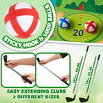 KreativeKraft Golf Set for Kids Adults Family Games Golf Balls Golf Accessories Kids Toys Indoor Outdoor Garden with Golf Mat Training Putting Practice - Get Trend