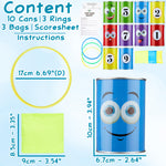 KreativeKraft Kids Games Outdoor Play Equipment for Kids Adults Family Garden Toys Sports Day Kit Egg and Spoon Race Ring Toss Sack Race Bean Bag Snakes and Ladders (Tin Can Alley) - Get Trend