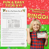 KreativeKraft Christmas Bingo Game Set, Fun Family Games - Party Gifts