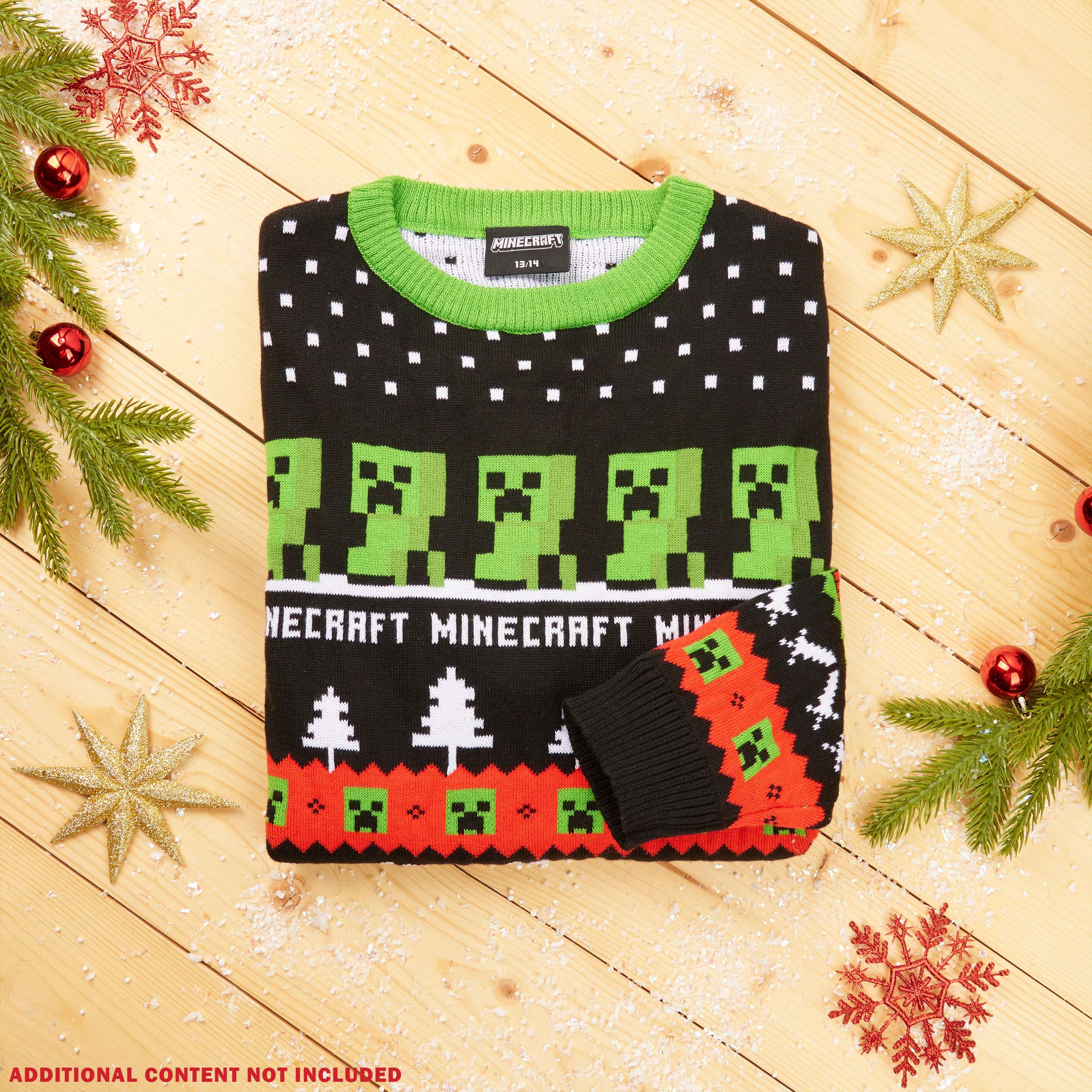 Christmas Jumper Mens Black Jumper Primark Minecraft Christmas
