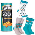 HEINZ Mens Socks Pack of 3 Baked Beans Crew Socks for Men - Get Trend