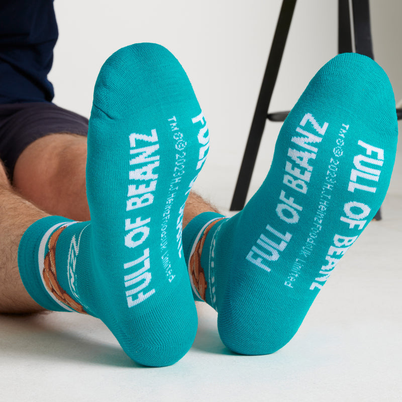 HEINZ Mens Socks Pack of 3 Baked Beans Crew Socks for Men - Get Trend