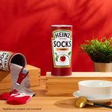 HEINZ Mens Socks Pack of 3 Ketchup Crew Socks for Men - Get Trend