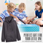 CityComfort Hoodies For Kids, CityComfort Plain Zip Up Hoodie - Get Trend