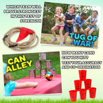 KreativeKraft Outdoor Games for Kids and Adults, 6 in 1 Garden Games - Get Trend