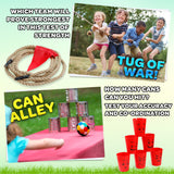 KreativeKraft Outdoor Games for Kids and Adults, 6 in 1 Garden Games - Get Trend