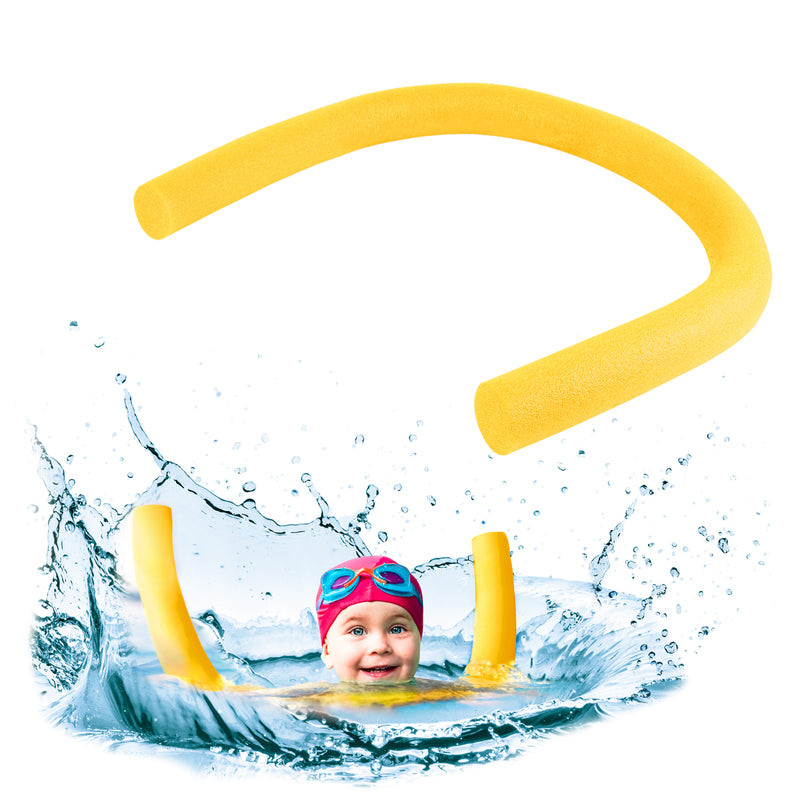 Swimming Pool Noodle for Kids and Adults -Pack of 1- Foam Swim Noodle Float Aid - Random Colour