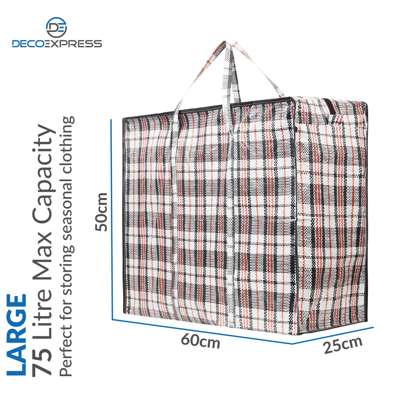Laundry Bag Heavy Duty Storage Bags - Pack of 10