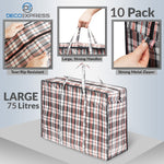 Laundry Bag Heavy Duty Storage Bags - Pack of 10 - Get Trend