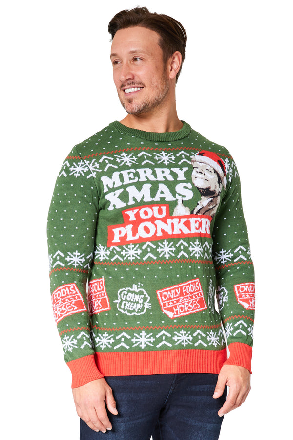 Only Fools and Horses Christmas Jumper for Men - Green