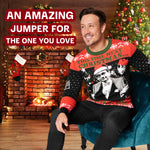 Only Fools and Horses Christmas Jumper for Men - Black/Red - Get Trend