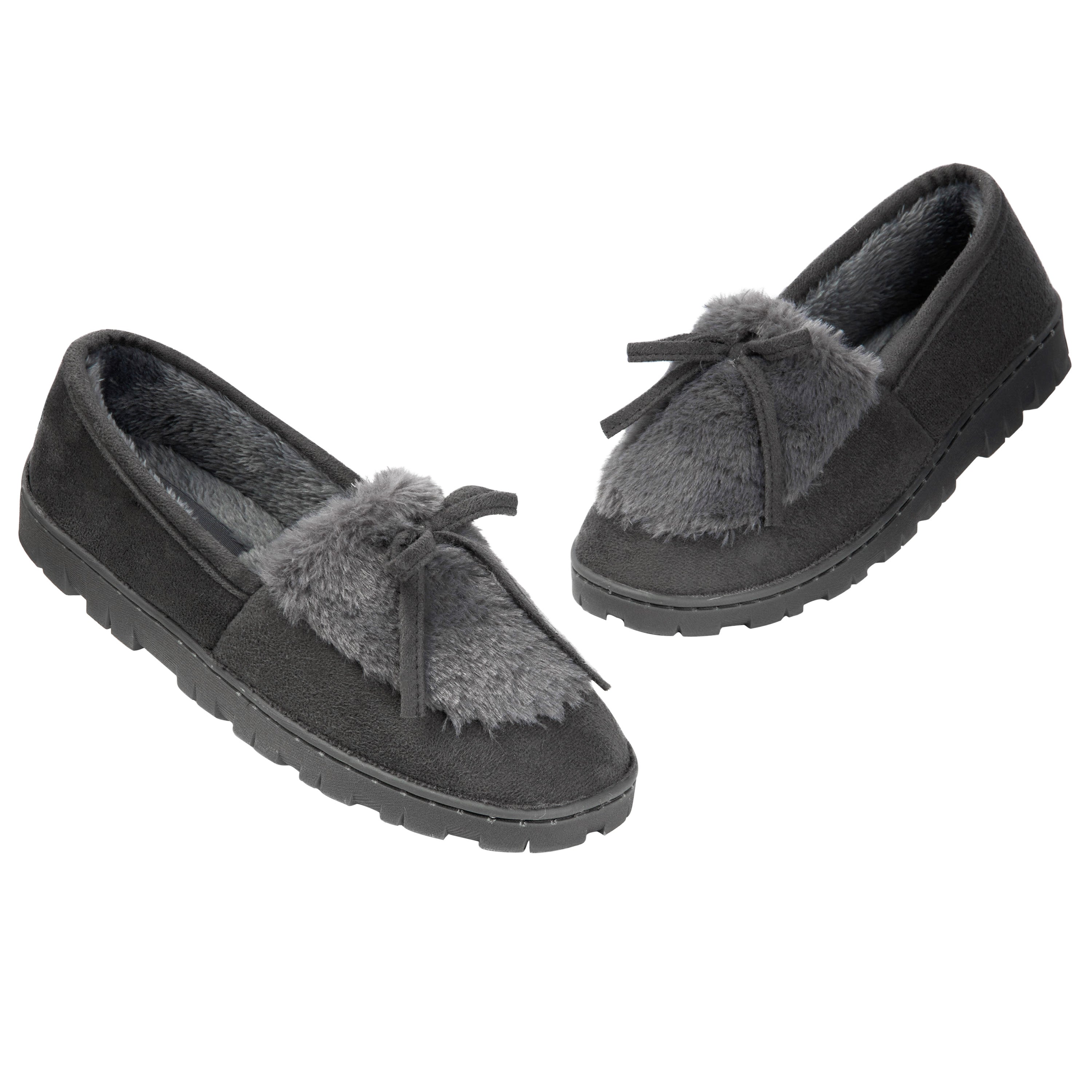 DUNLOP Slippers Women - Fluffy Indoor House Shoes - Get Trend