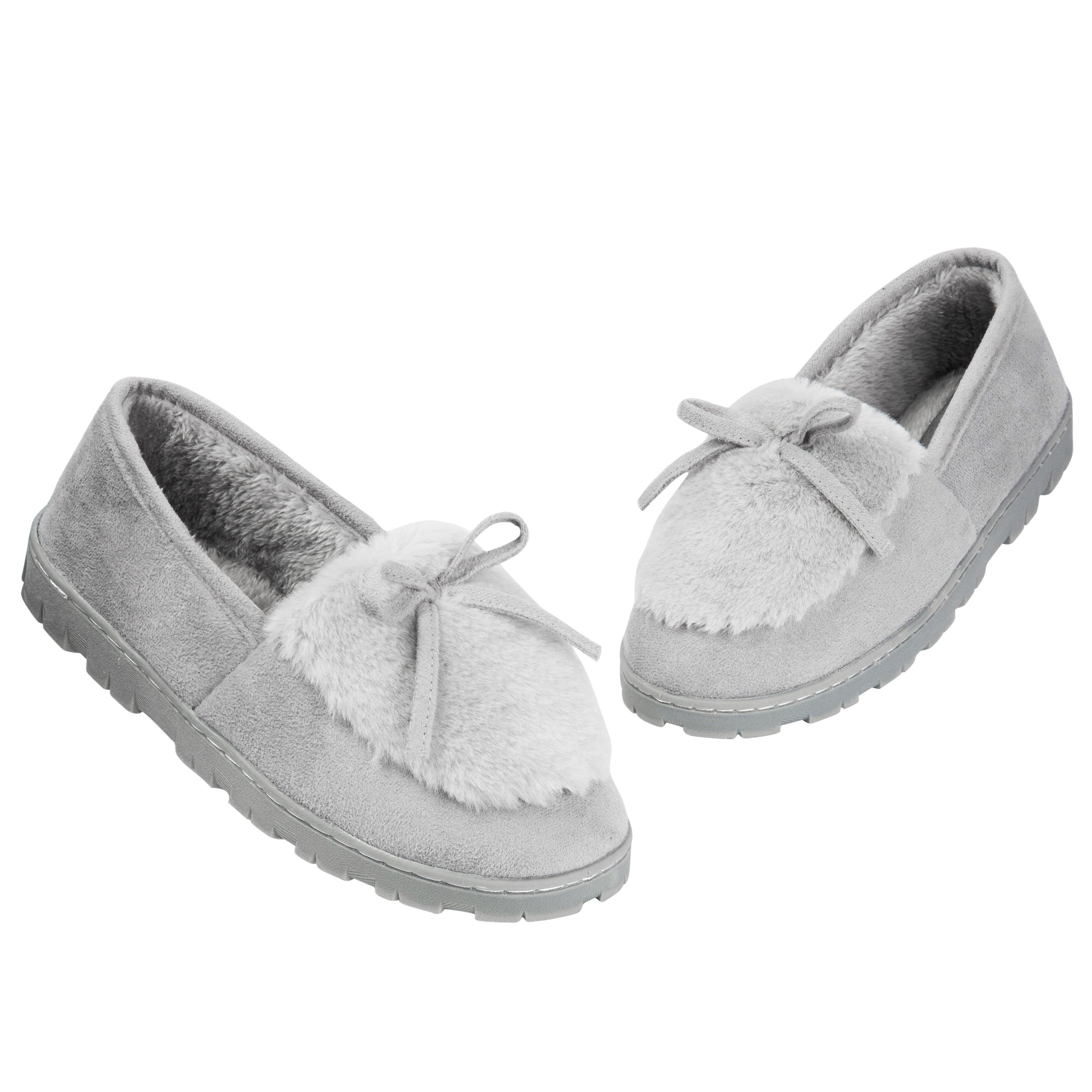 DUNLOP Slippers Women - Fluffy Indoor House Shoes - Get Trend