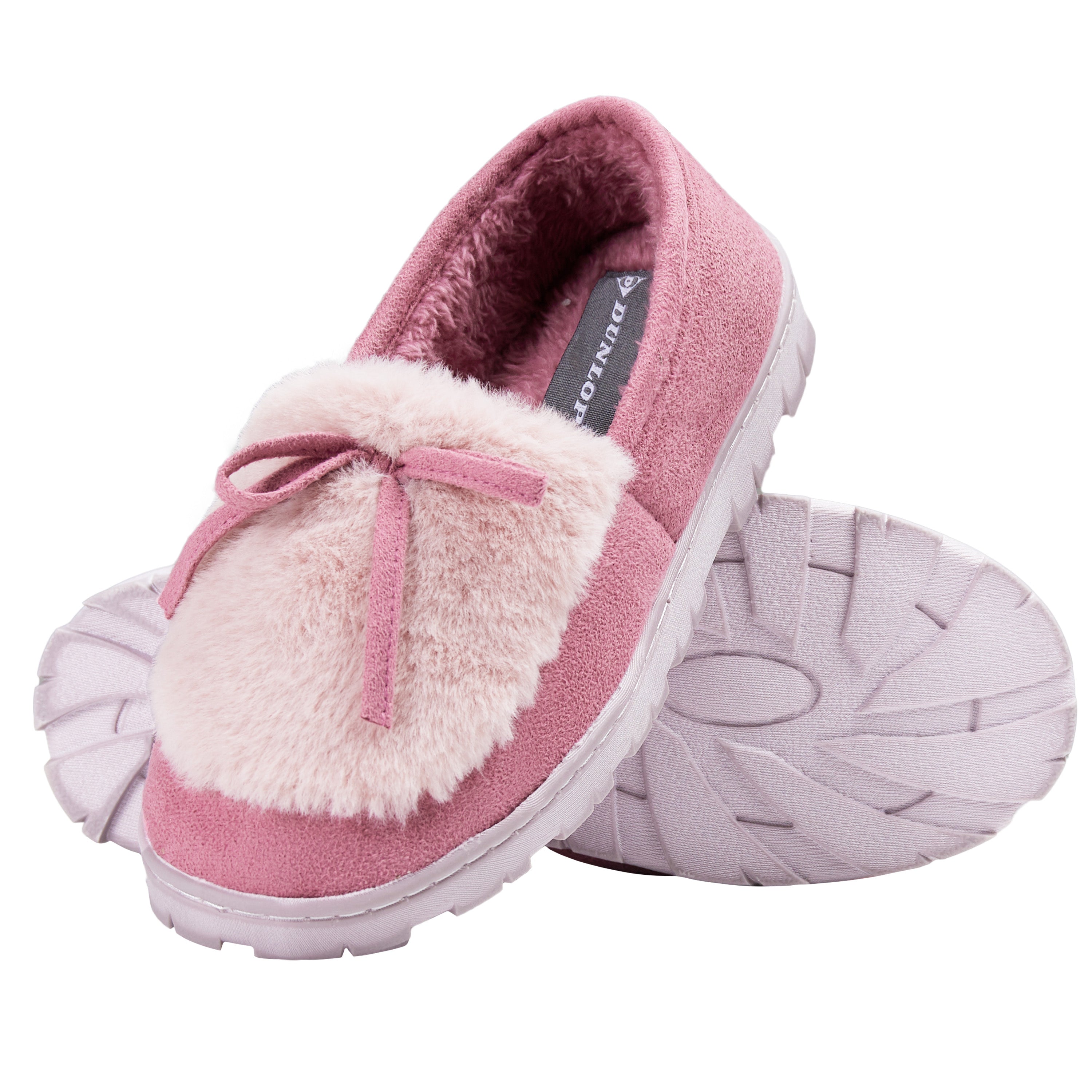 DUNLOP Slippers Women - Fluffy Indoor House Shoes - Get Trend