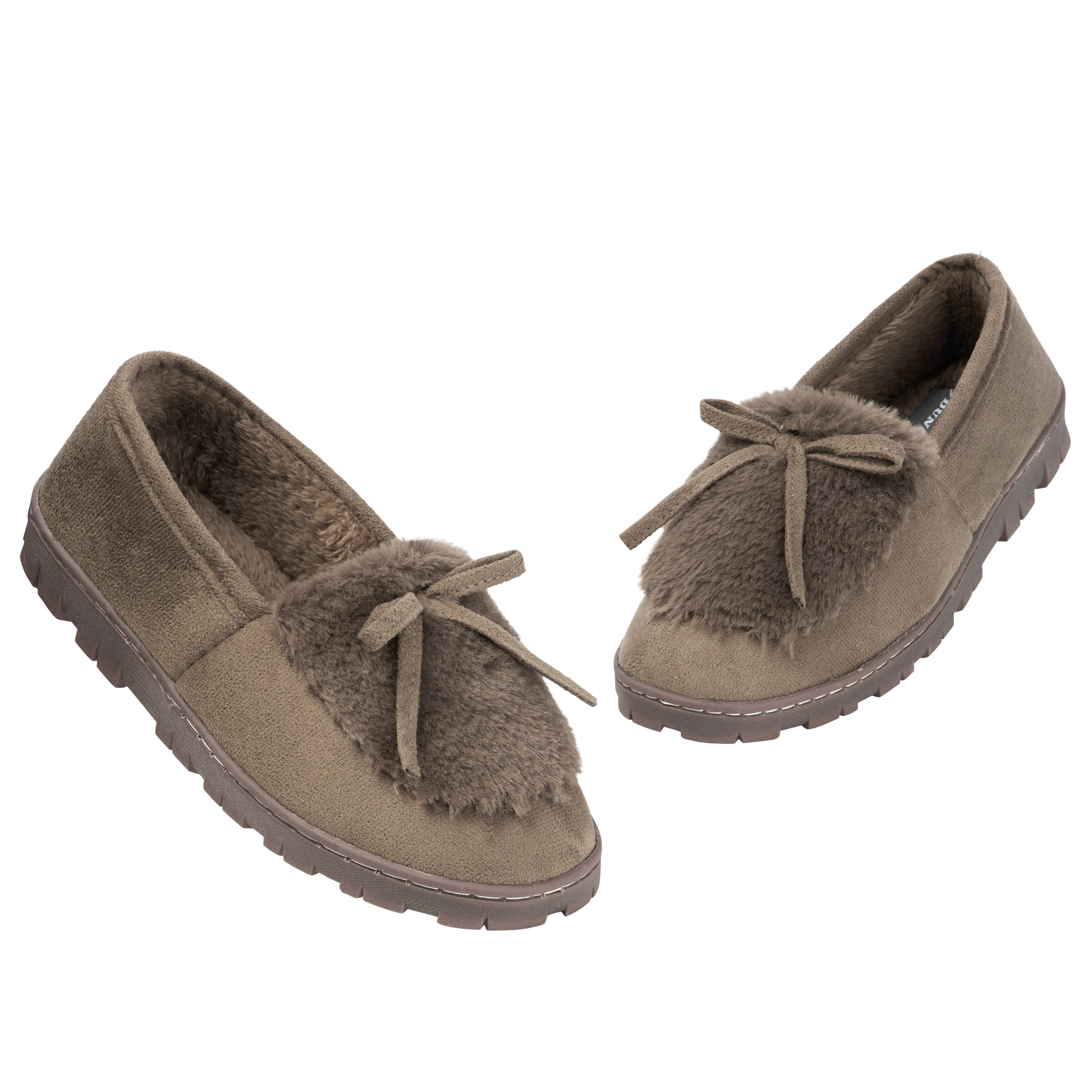 DUNLOP Slippers Women - Fluffy Indoor House Shoes - Get Trend