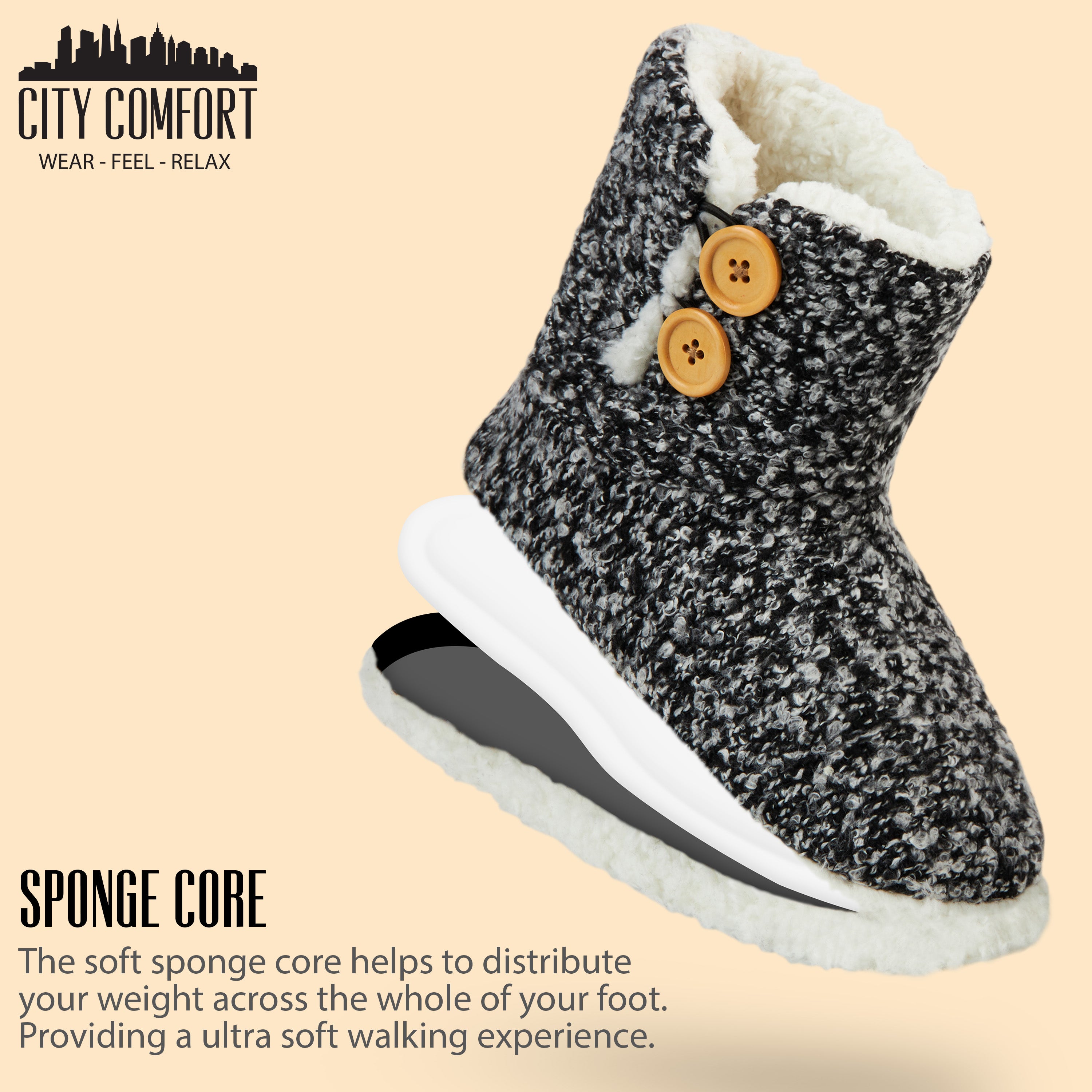 Dunlop Slippers for Women, Faux Sheepskin Fur Bootie Slippers Women - Get Trend