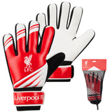 Liverpool F.C. Goalkeeper Gloves for Kids Teenagers - Non Slip Padded Palms Size 7